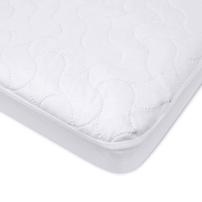 American Baby Company Protector de Colchón para Cuna Impermeable - Blanco - Mini Cuna - 1 unidad