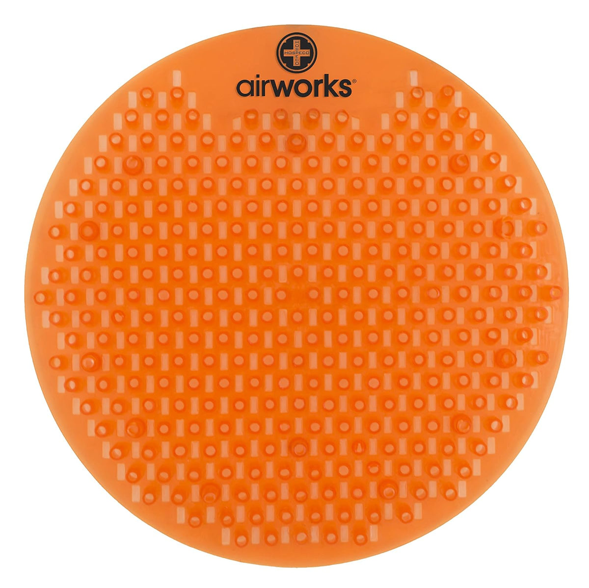 AirWorks AWSFUS007-BX Splash Free Urinal Screen, Mango, 0.22 lb., 8" Height, 6" Width, Orange (Pack of 10)