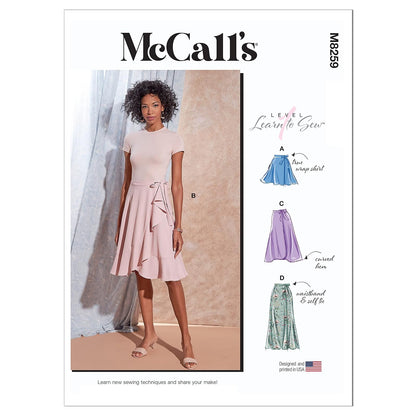 McCall's Kit de patrones de costura para faldas y pantalones, multicolor