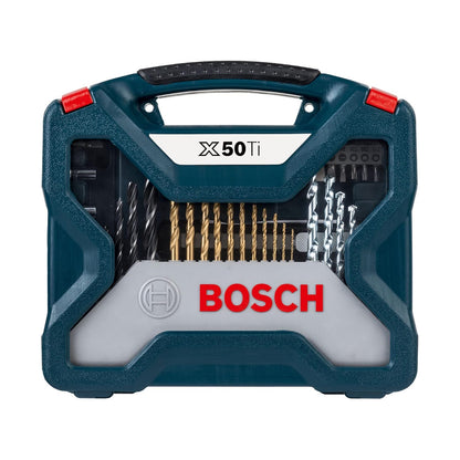 Bosch Set Puntas y Brocas en Titanio X-Line 50 und.