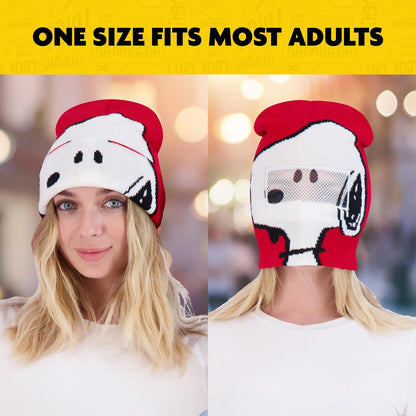 Concept One - Gorro de Invierno para Mujer, diseño de Peanuts Snoopy