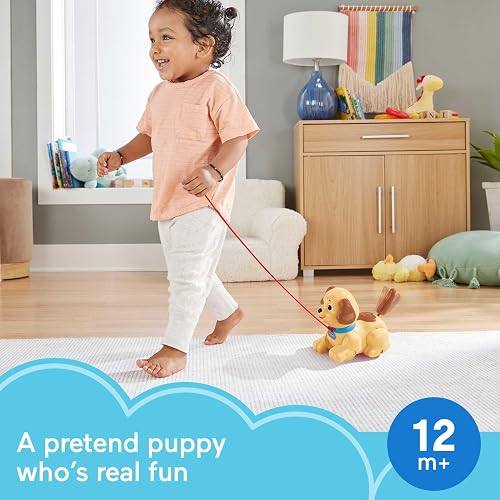 Fisher-Price Perrito Pequeño Snoopy con Movimiento y Sonido 1+ Años