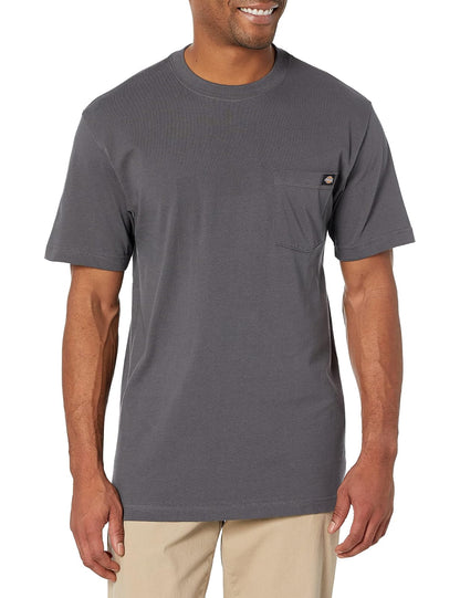Dickies Heavyweight Camiseta con Bolsillo para Hombre - Gris (Charcoal) - 4XL
