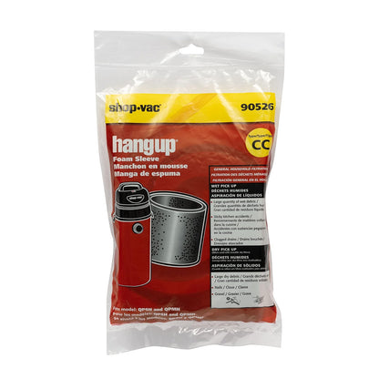 Shop-Vac 9052633 - Funda de filtro de espuma para recogida húmeda, reutilizable y enjuagable, compatible con modelos de TV 151-782 y 629-115