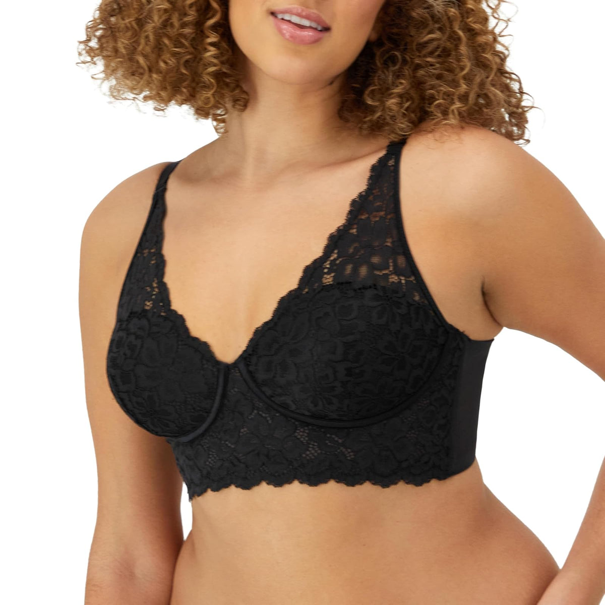 Maidenform Bralette Básico con Copas Preformadas - 34B - Negro