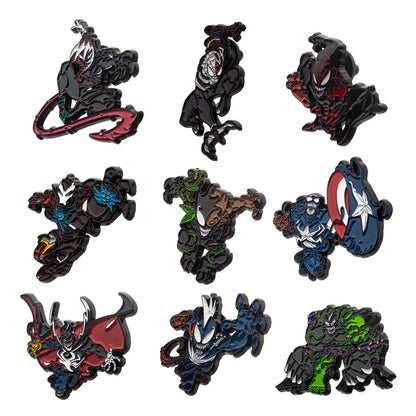 Marvel Producto Oficial de 9 Personajes venomizados Masculinos/héroes de edición Limitada a Base de Metal y esmaltado. (Exclusivo de ).