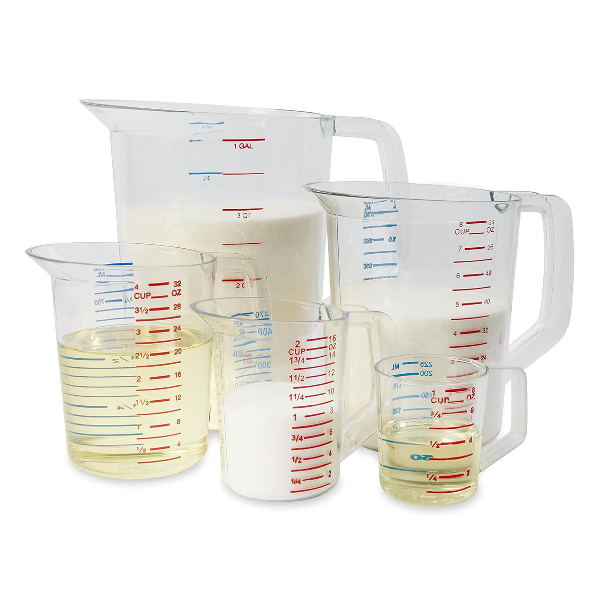 Rubbermaid Commercial 3210CLE - Taza medidora para gorilas, 8 onzas, transparente