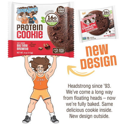 Lenny & Larry's Galleta Vegana con Proteína sabor Doble Chocolate - Caja con 12