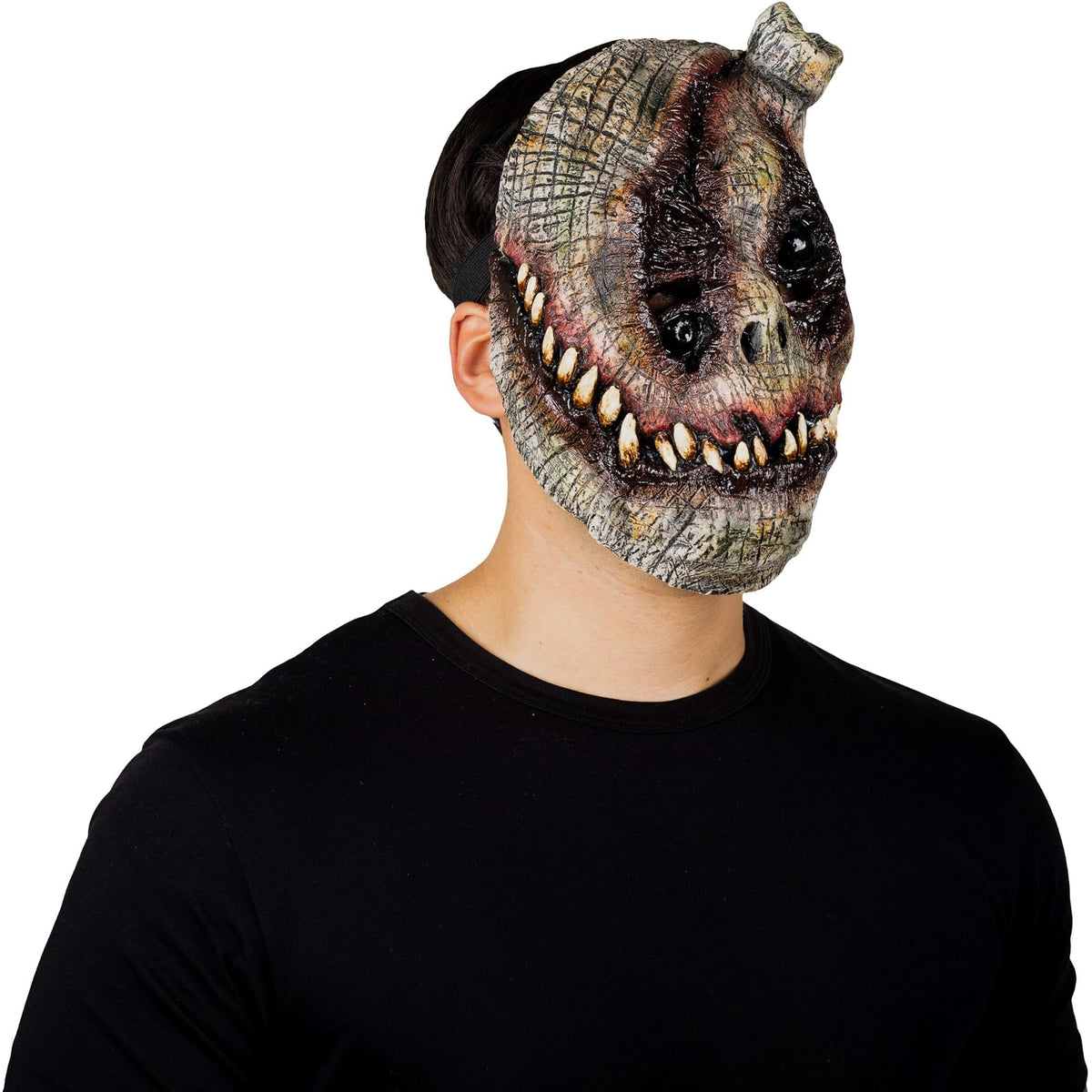 Ghoulish Productions Máscara De Látex Cursed Sack, Accesorio Cosplay Monstruo Envuelto Maldito, Disfraz Aterrador Halloween y Fiestas Temáticas, Cosplay Monstruo Maldito, Diseño Artesanal Face Mask