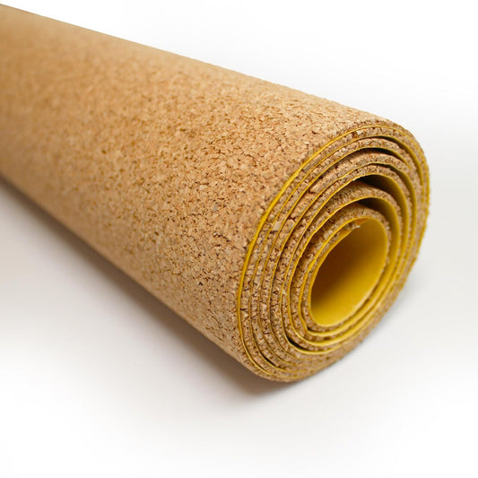 Flipside Products Rollo de corcho natural de 12 x 48 pulgadas, 2 mm de grosor, autoadhesivo, rollo de tablero de corcho, tableros de anuncios, colgar en la pared, cajones, manualidades, forro de
