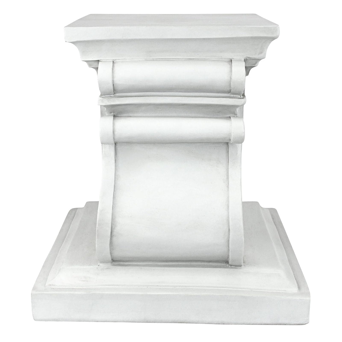 Design Toscano NG314105 - Elevador de Base para jardín, tamaño Mediano, zócalo clásico