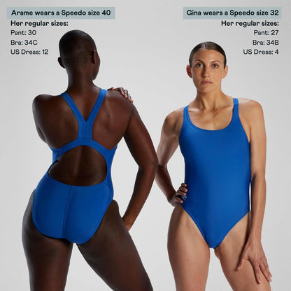 Speedo Solid Super Proback - Traje de baño para mujer, Pro LT, una pieza