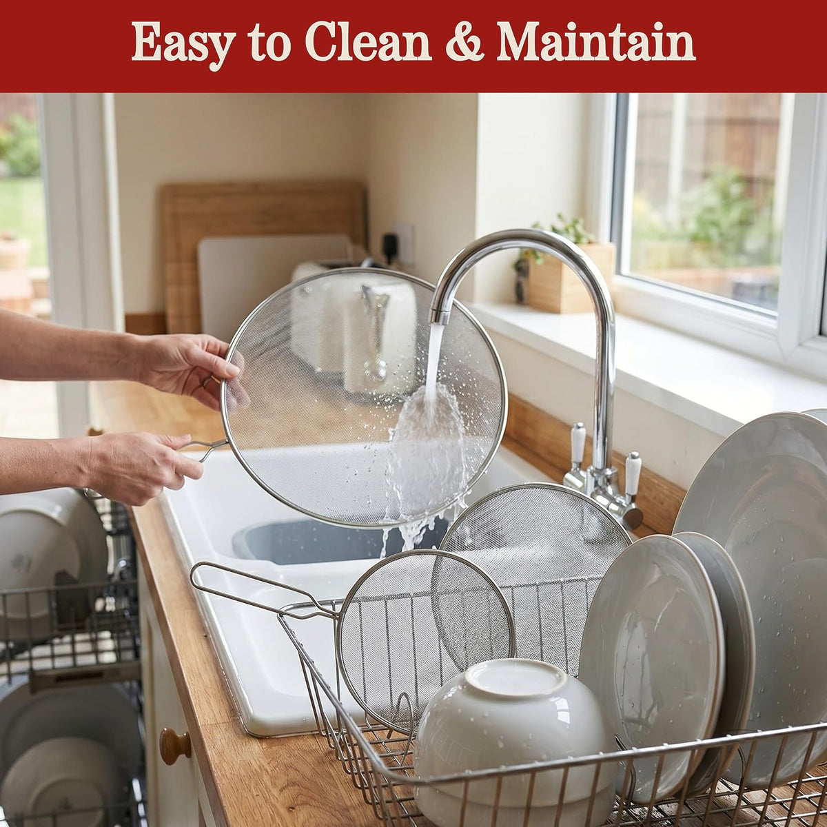 Classic Cuisine 82-KIT1046 Splatter Screen Guards, small, medium and large, Stainless Steel