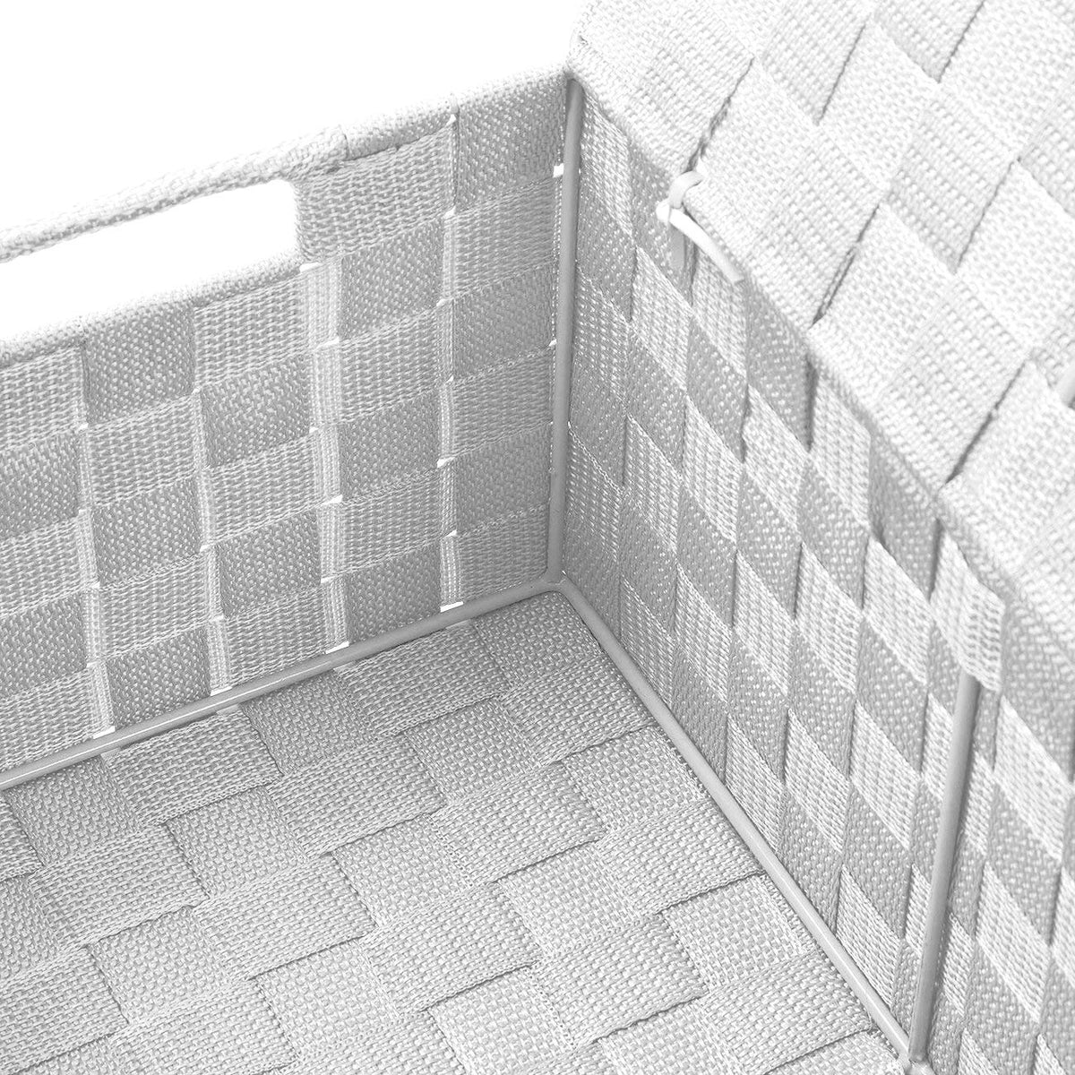 Sorbus - Juego de cesta de almacenamiento plegable con asas de transporte integradas, ideal para la organización del hogar, guardería, sala de juegos, armario, dormitorio, etc., Lid Bins - 3 Pack
