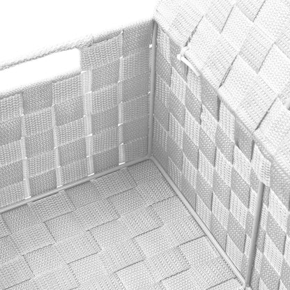 Sorbus - Juego de cesta de almacenamiento plegable con asas de transporte integradas, ideal para la organización del hogar, guardería, sala de juegos, armario, dormitorio, etc., Lid Bins - 3 Pack