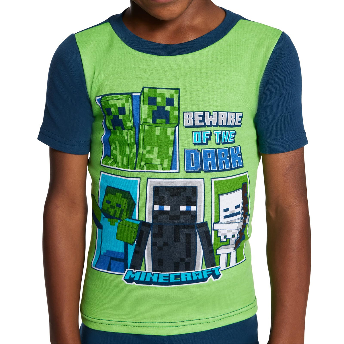 Minecraft - Conjunto de Pijama de algodón de 6 Piezas para niño, Suave y Lindo para niños