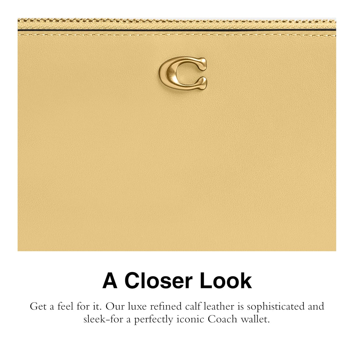 Coach - cierre de acordeón para mujer, B4/VAINILLA, One Size