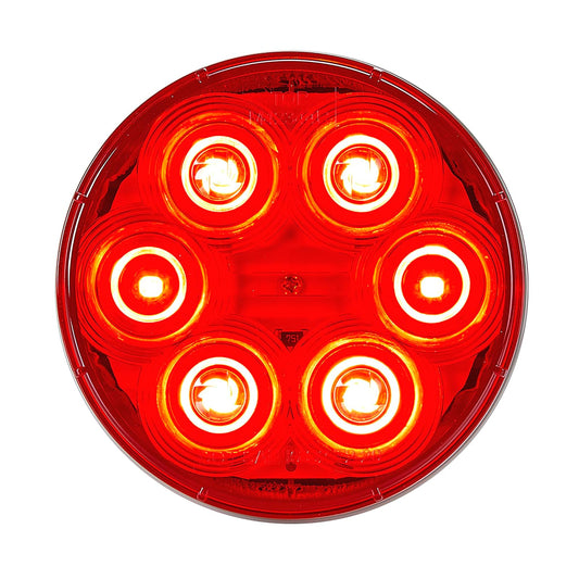 Maxxima M42344R Luz de Giro 6 LED Rojo 4 Pulgadas