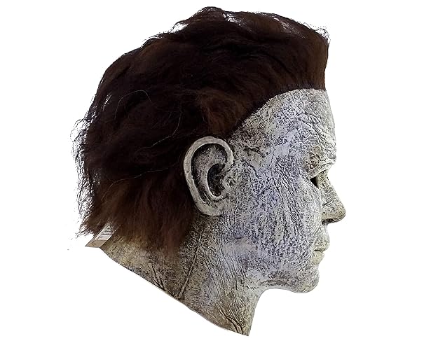 Máscara de Oficial de Michael Myers, Máscaras de Asesino Serial de Pelicula de Halloween Ideal para Fiestas de Disfraces