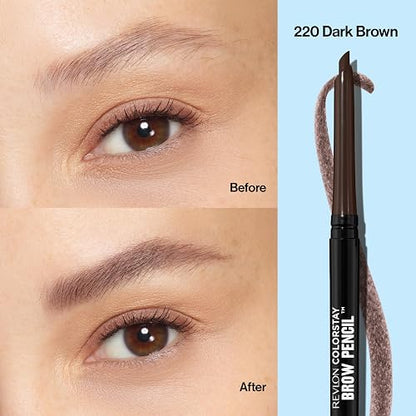 Revlon Lápiz Delineador de Ceja Colorstay, Dark Brown