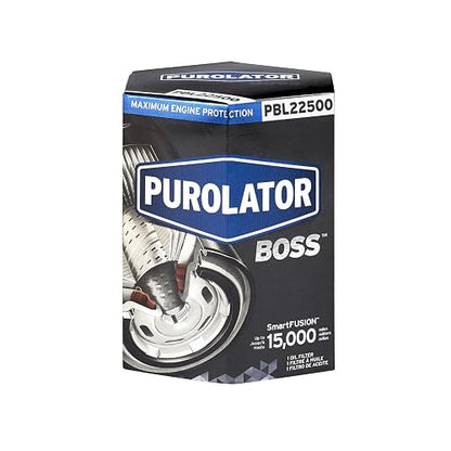 Purolator BOSS Filtro de aceite giratorio de máxima protección del motor,
