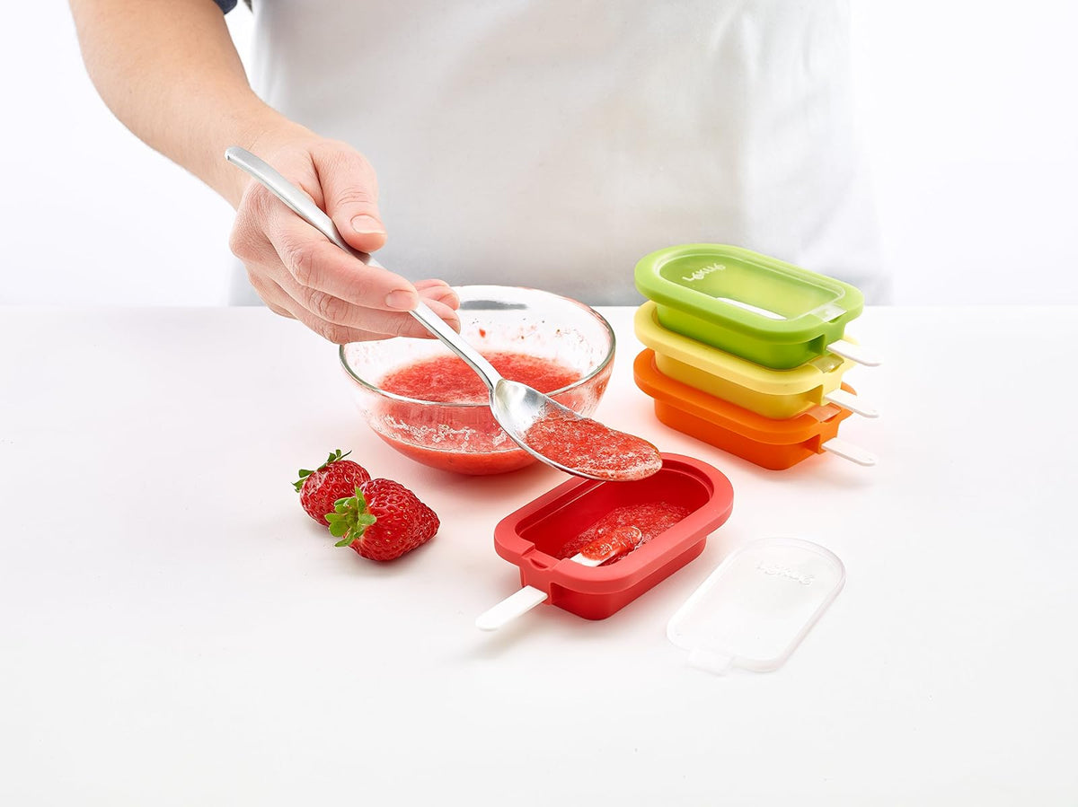 Lékué 3400221S01U150 Lékué Popsicle Mould Stackable 4 Pieces,