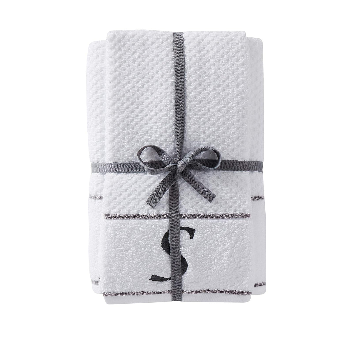 SKL Home by Saturday Knight Ltd.. - Juego de Toallas de baño y de Mano (4 Unidades), Color Blanco, S, Blanco, 1