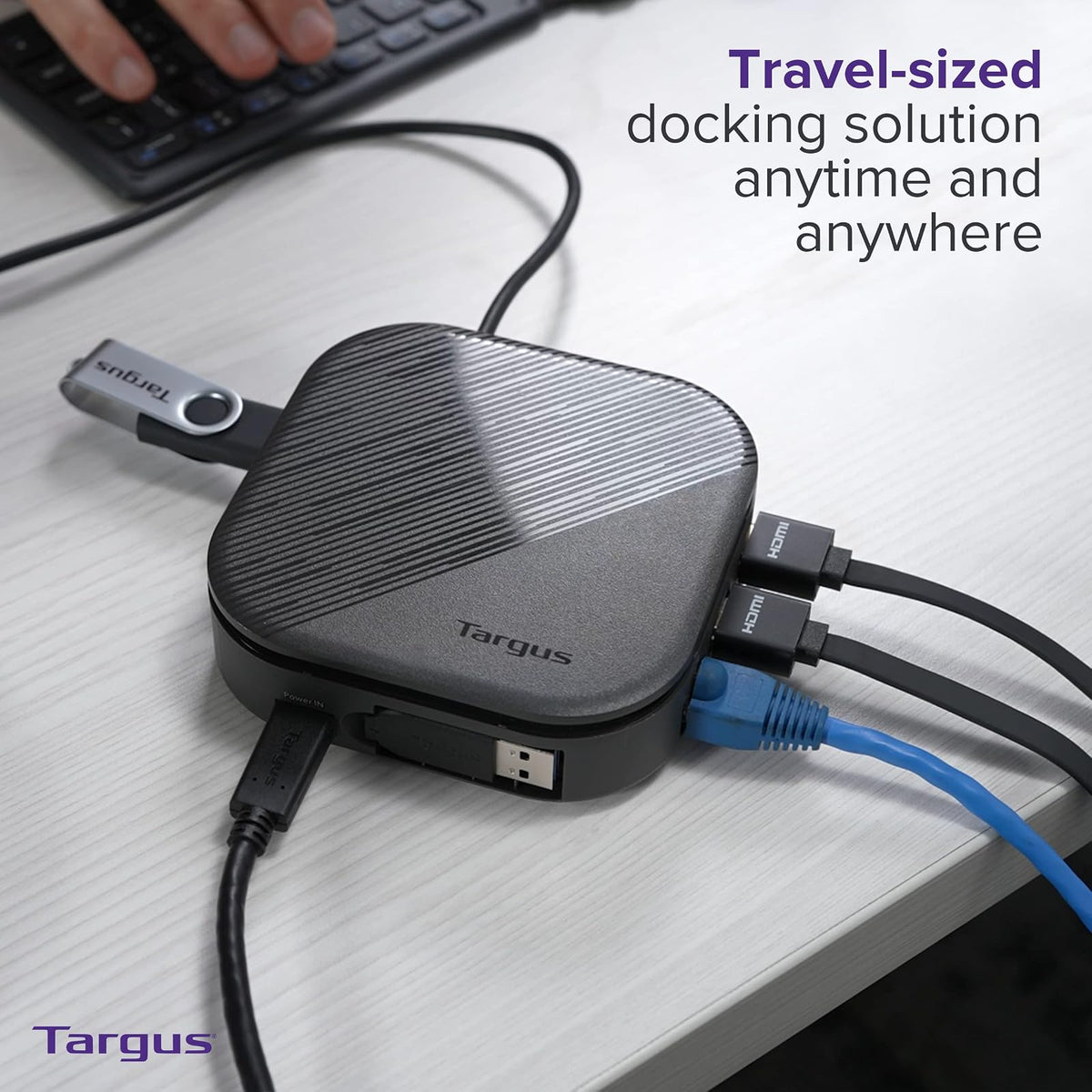 Targus Docking Station DOCK116GLZ HD Universal Display Link Color Negro