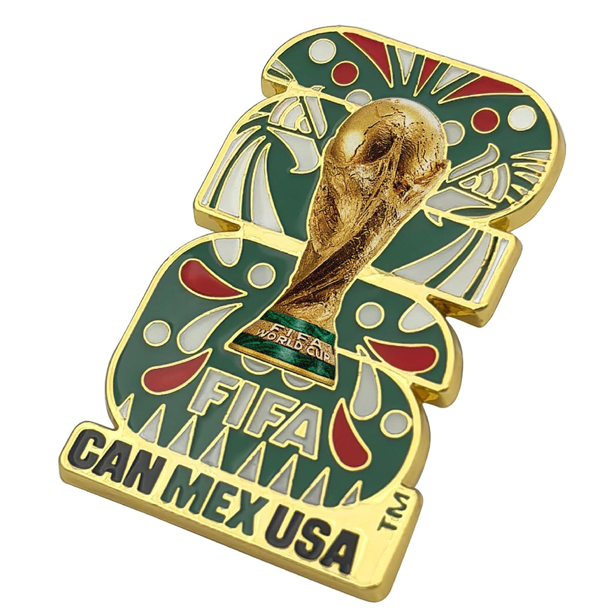 Wagon International Pin de Emblema de países anfitriones 2D - Mexico con Licencia Oficial de la Copa Mundial DE LA FIFA 2026ᵀᴹ