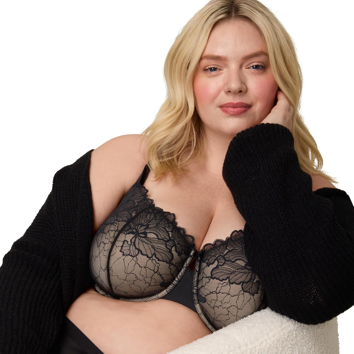 Playtex Underwire Bra, Plus-Size Bras Available, Full Coverage, Convertible Straps, Lace, 4800 Sujetador Mujer