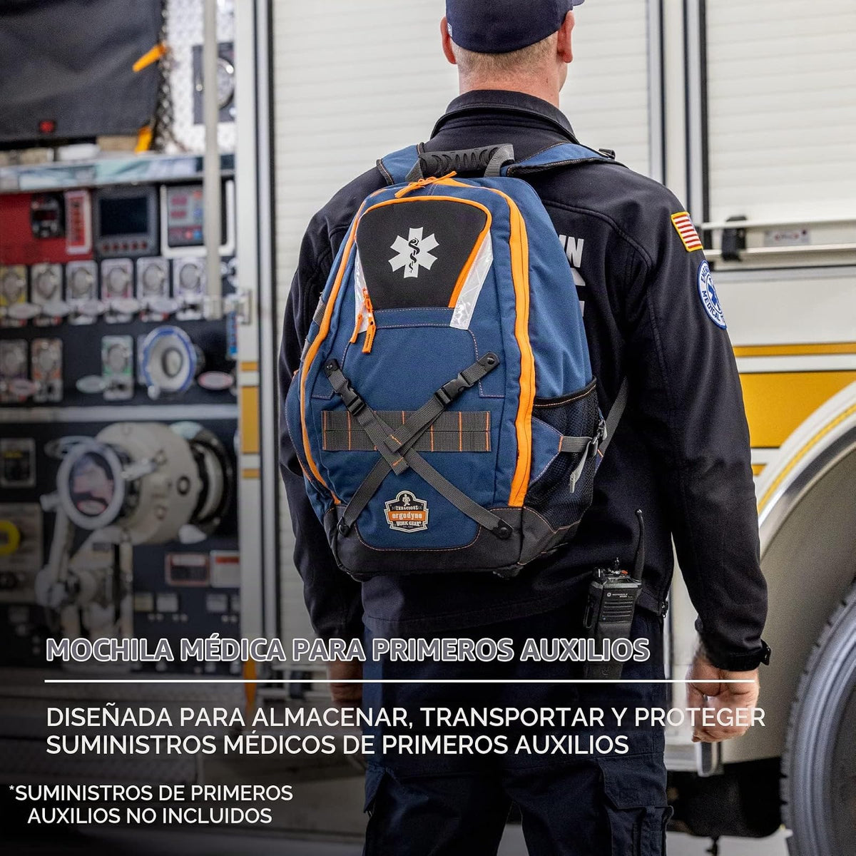 Ergodyne Arsenal 5244 de primeros auxilios Mochila Bolsa para EMS, policía, bomberos, y otros para Kit de primeros auxilios, Uso de bolsas de salto y traumas