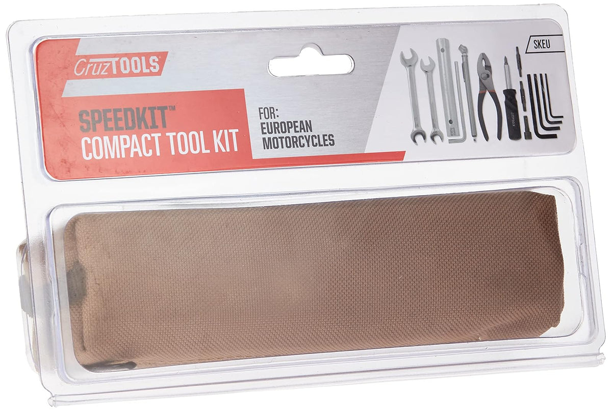 CruzTOOLS SKEU SPEEDKIT - Kit de Herramientas para Motocicletas Europeas, Color Negro