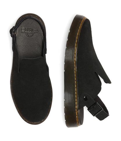 Dr. Martens Carlson - Mule Unisex, Black E.h Suede MB, 13