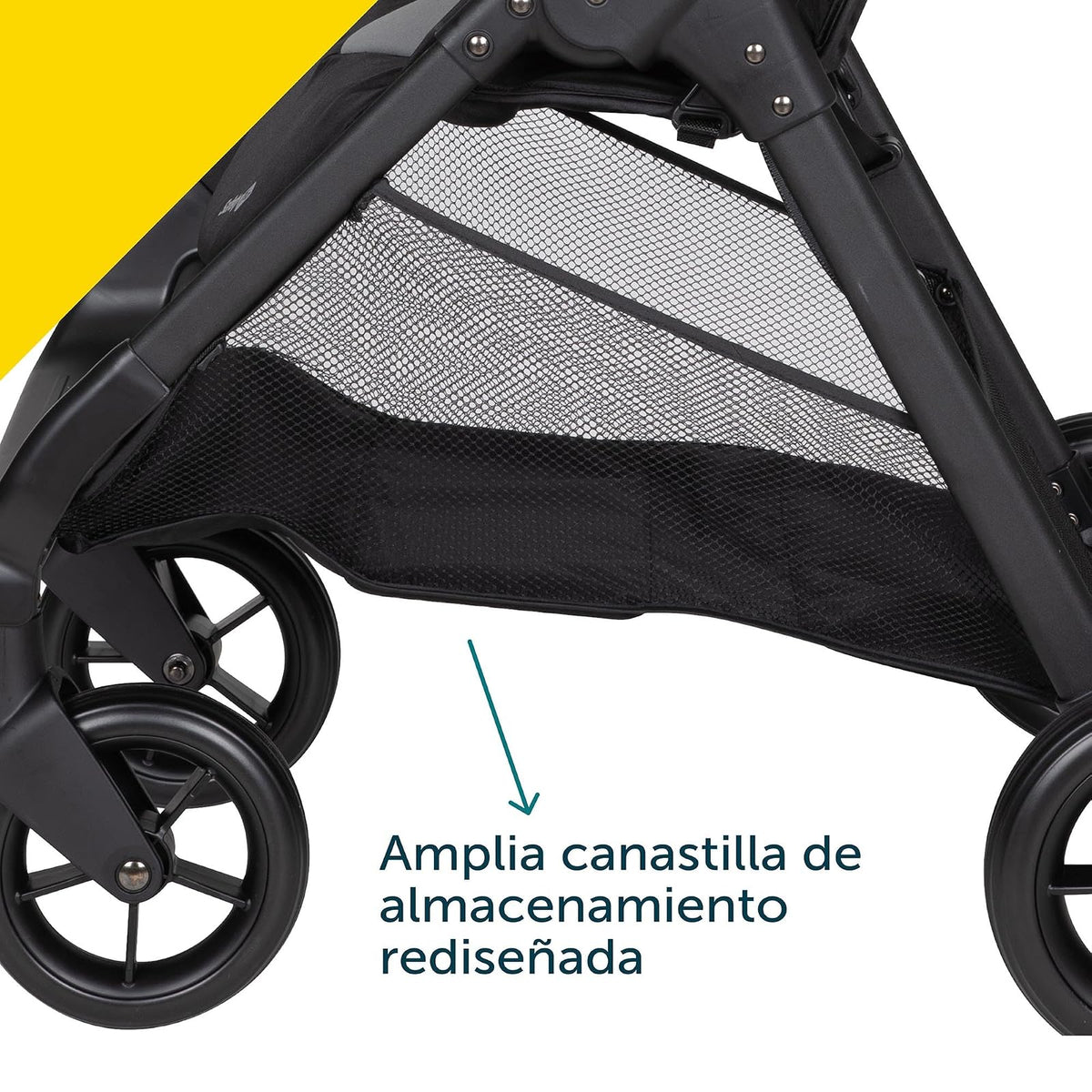 Safety 1st Carriola-Sistema de Viaje Smooth Ride LT Monument Gris, con uso desde recién nacido hasta los 22kg, con Portabebé OnBoard FLX