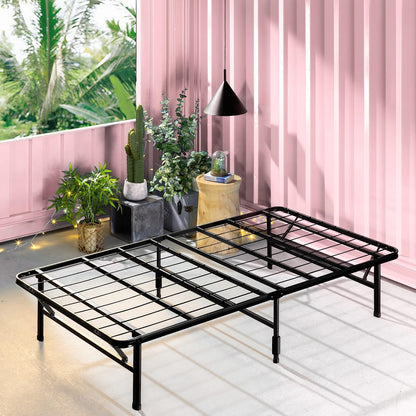 Zinus Smartbase Base para Cama con Patas de Acero - Esquina curva - Individual