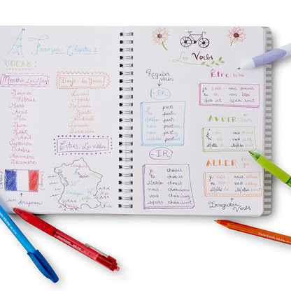 PaperMate InkJoy 300RT Bolígrafos de punta retráctil, punta mediana, Mediano, Assorted (Colorful), Paquete de 24