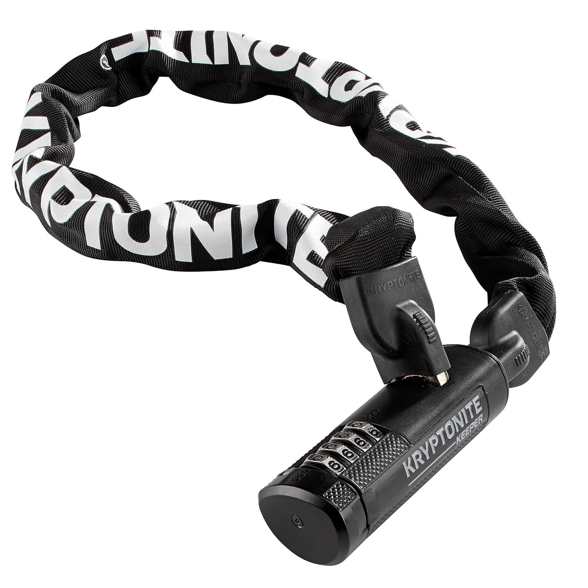Kryptonite Keeper 790 - Candado combinado de cadena para bicicleta, 3 pies de largo, resistente y antirrobo, vendido, bloqueo de cadena de bicicleta, 4 dígitos reiniciable, cerradura de combinación