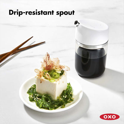 OXO 11278600 Dispensador Salsa Vidrio/Acero, 150 ml