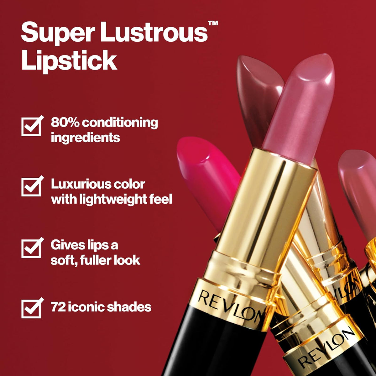 Revlon Super Lustrous Lipstick tono Black Cherry