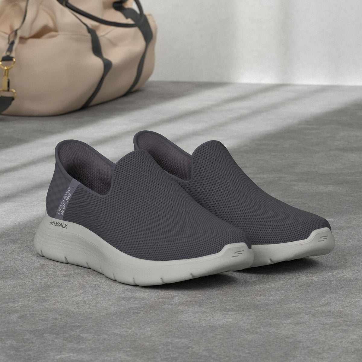 Skechers GOwalk Flex Manos Libres Slip-Ins para Hombre, Zapatos Atléticos sin Deslizar, Zapatos Casuales para Caminar | Espuma viscoelástica refrigerada por aire