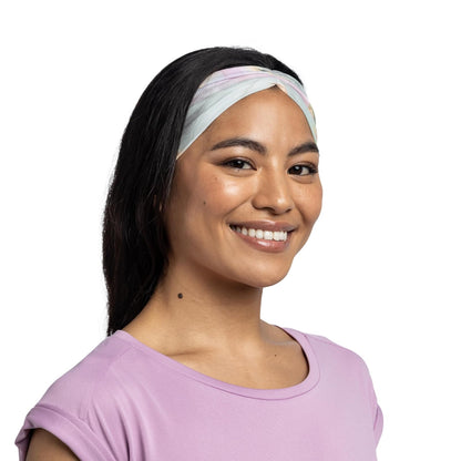 BUFF CoolNet - Diadema de elipse UV, protección solar UPF 50, transpirable, envoltura de cabello refrescante, versátil, de secado rápido, verde Esmerald Seagrove, talla adulta