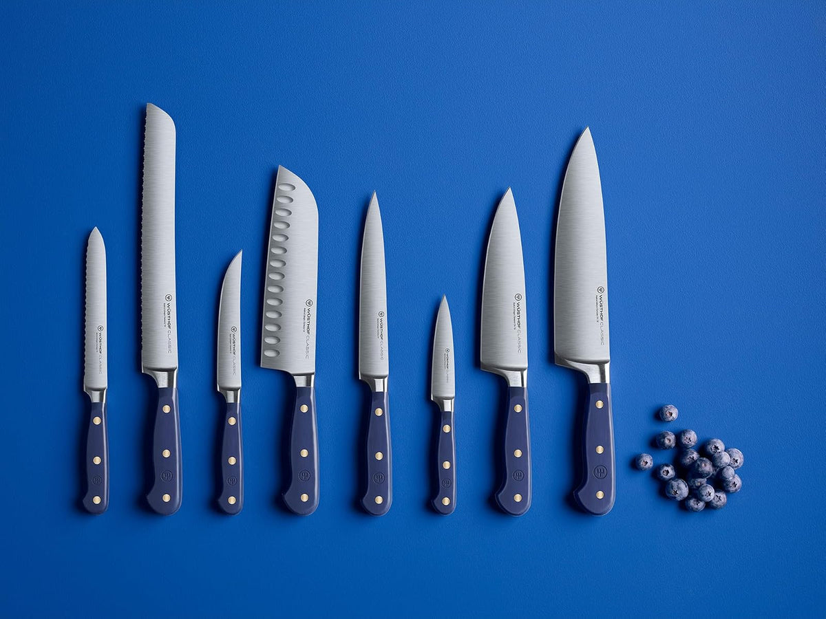 WÜSTHOF Classic - Cuchillo de chef 8" (20 cm), Cuchillo Profesional, Wild BlueBerry, Fabricado en Alemania