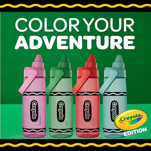 CamelBak Crayola Chug Tritan Renew Botella de agua de flamenco rosa, 25 onzas