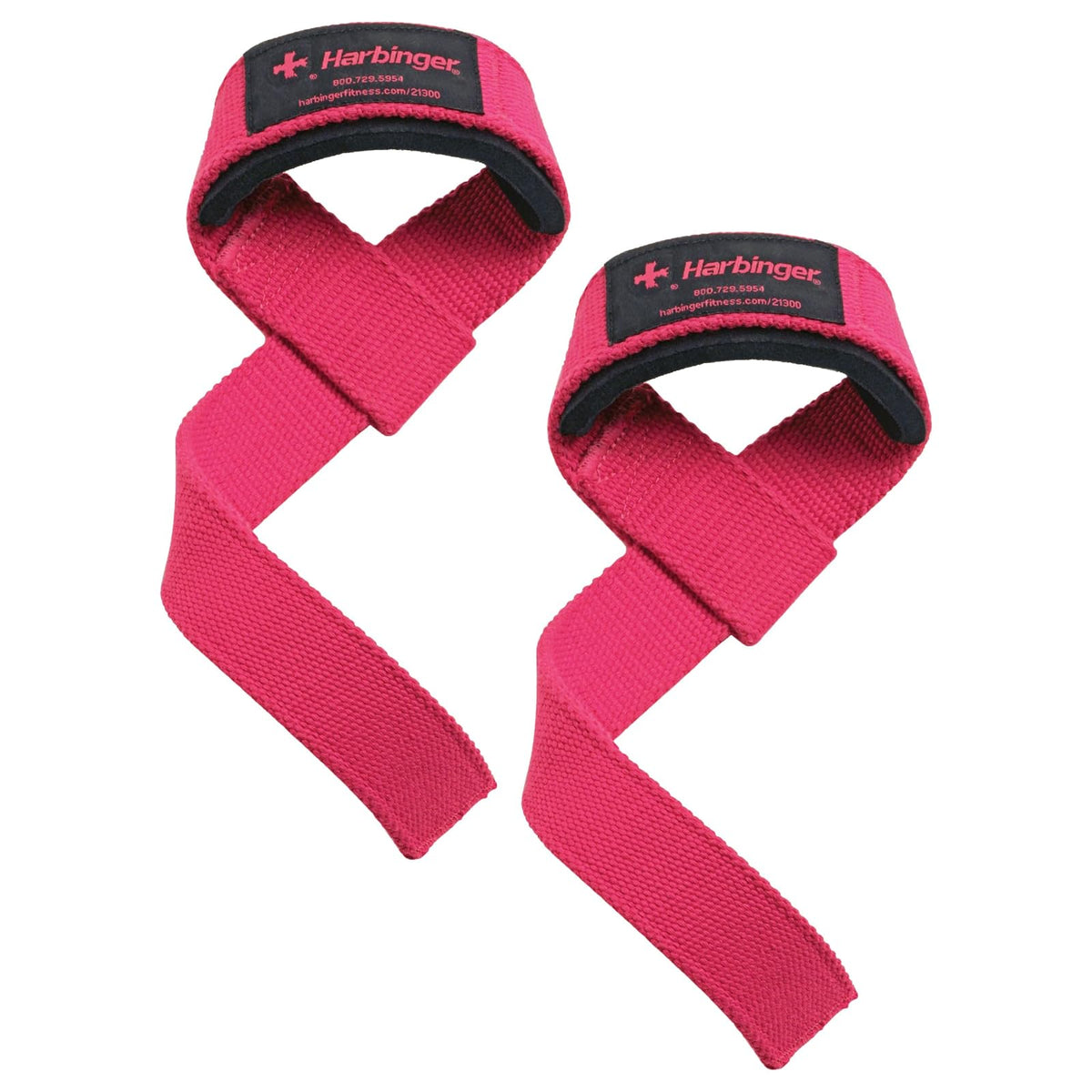 Harbinger Correas Acolchadas NeoTek para Levantamiento de Pesas - Correa de elevación - Rosado