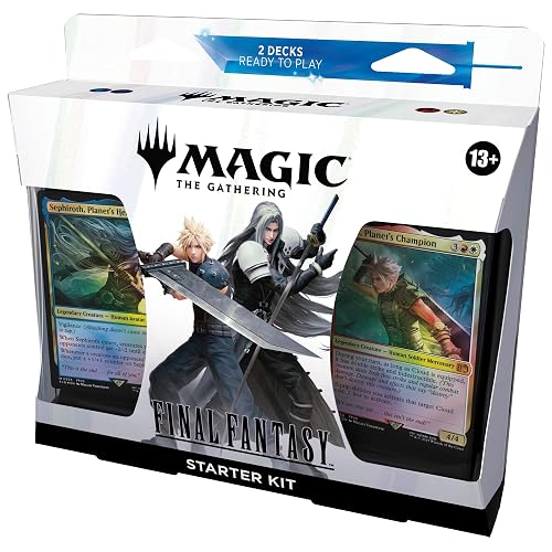 Magic: The Gathering Kit de Inicio Final Fantasy | Aprende a Jugar a Magic con 2 mazos listos para Usar (Juego de Cartas de 2 Personas para Mayores de 13 años) en Inglés
