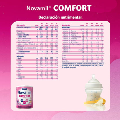 NOVAMIL Comfort A partir del nacimiento, bote con 800g.
