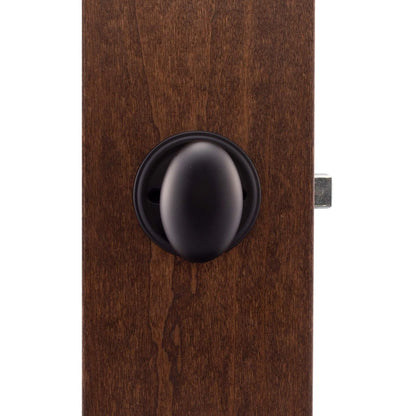 Copper Creek ek2020bc Pomo de puerta de paso, forma de huevo, Pasaje, Negro