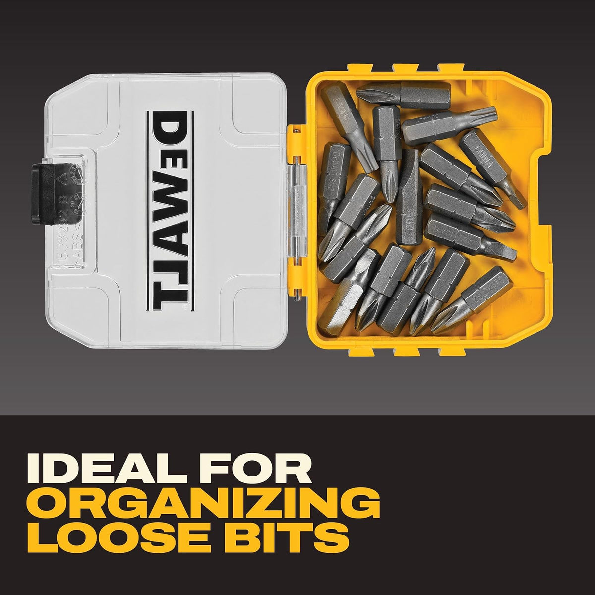 DEWALT DWAF2058CS 18 pieza(s) Juego de guía magnética compacta, color amarillo