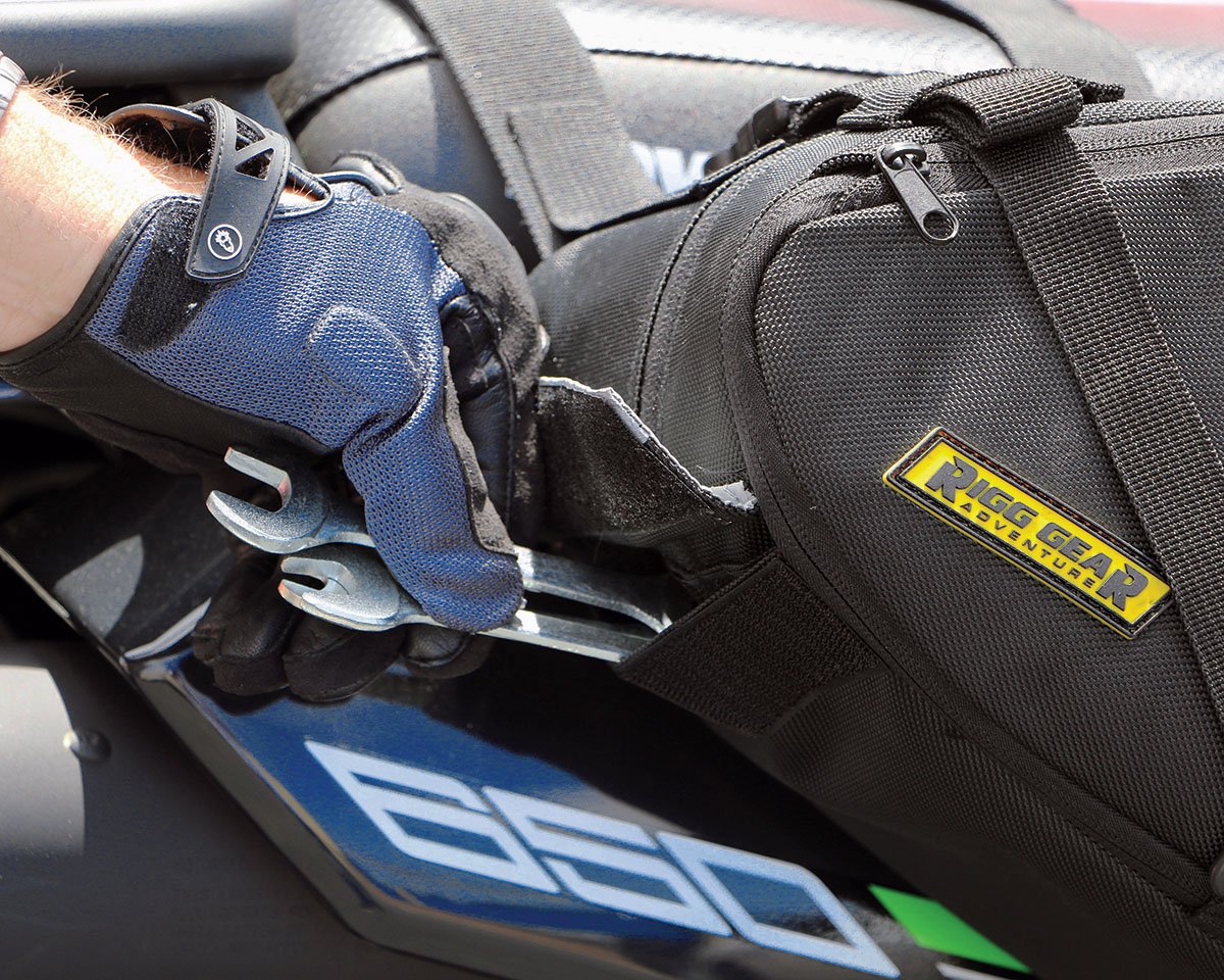 Nelson-Rigg RG-020 Alforjas Deportivas Duales para Motos Sport Enduro KTM, Honda, Yamaha, Suzuki, Negro, 15 L
