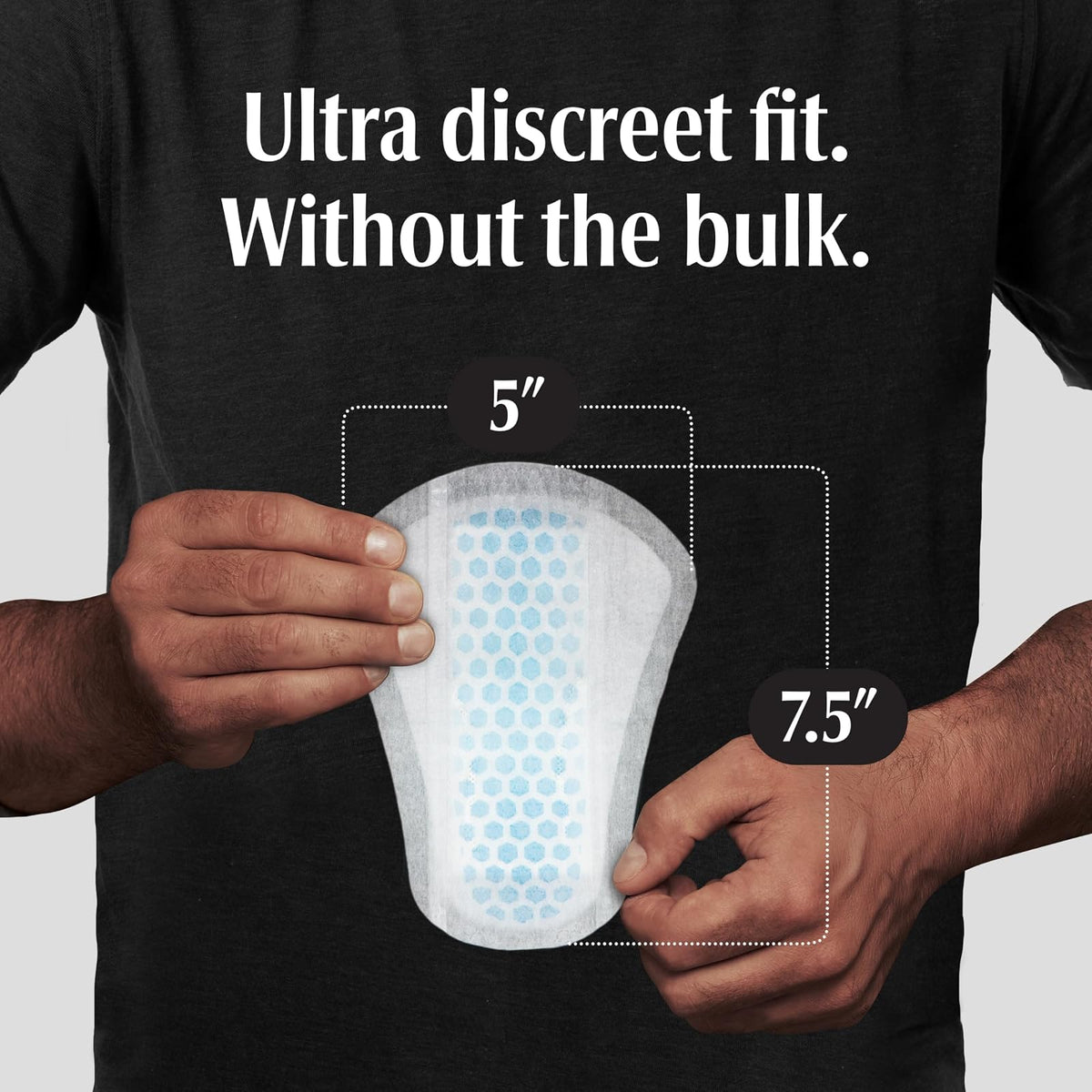 Depend Shields - almohadillas para orejas de incontinencia para hombres, absorción de luz, 180 unidades (el embalaje puede variar)